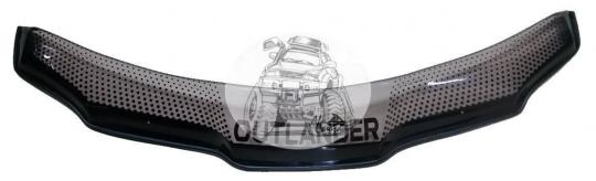 Дефлектор Mitsubishi Outlander 2003-2006 полупрозрачный